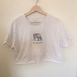 Culture Apothecary Got Raw Milk Cropped Tee